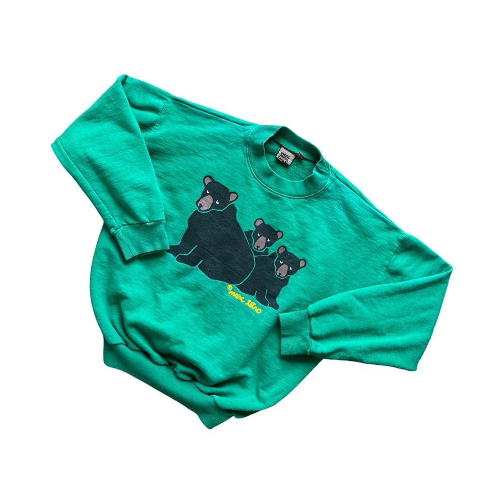 Vintage 90s Marc Tetro Bear Art Graphic Sweatshirt